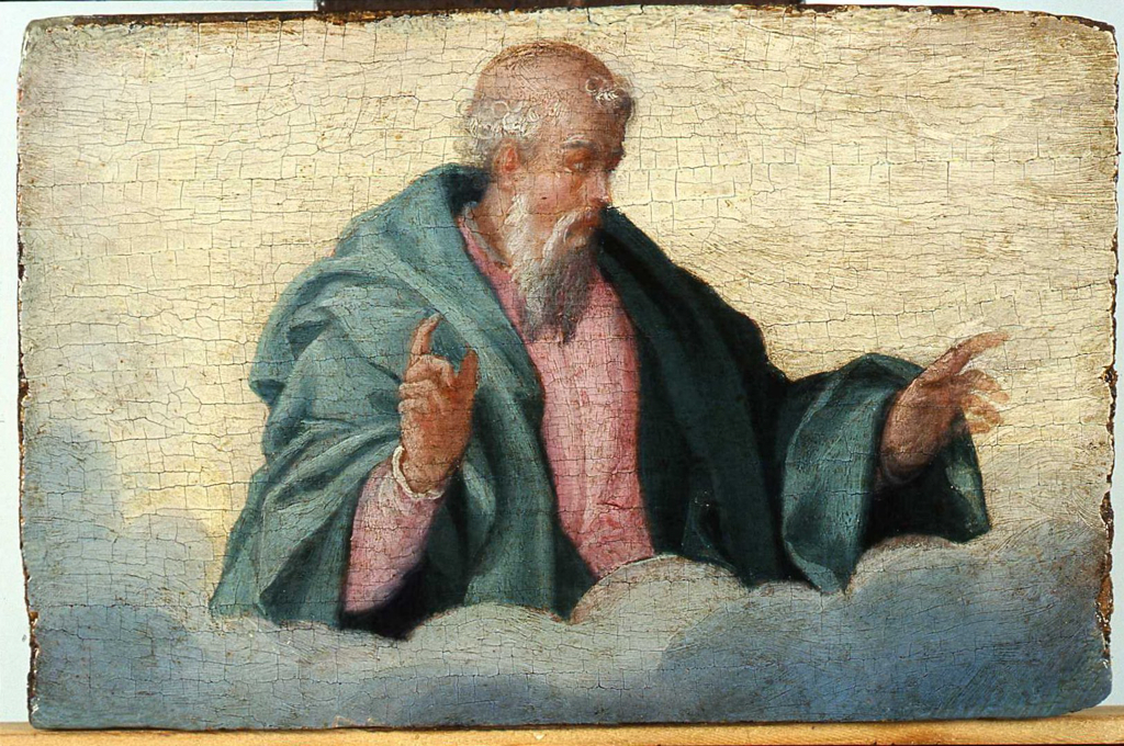 Dieu le père bénissant, Bernardino Campi, 2e moitié 16e siècle