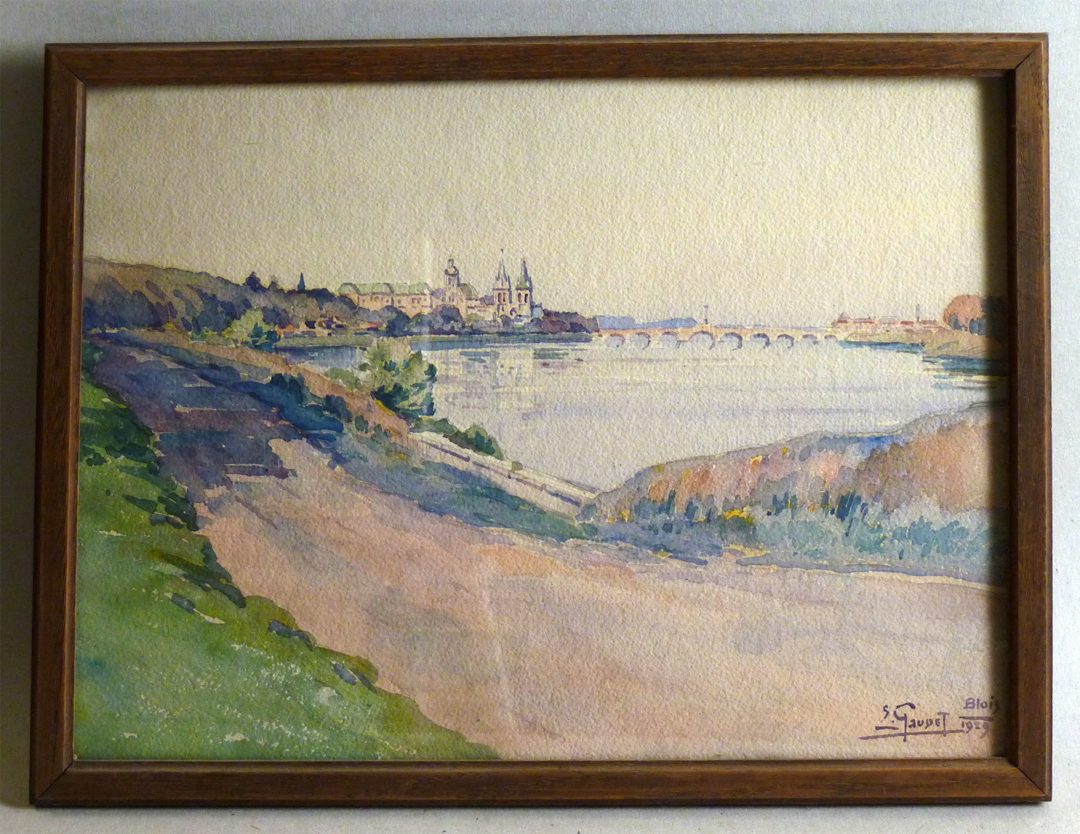 Vue de Blois, Etienne Gaudet, 1929