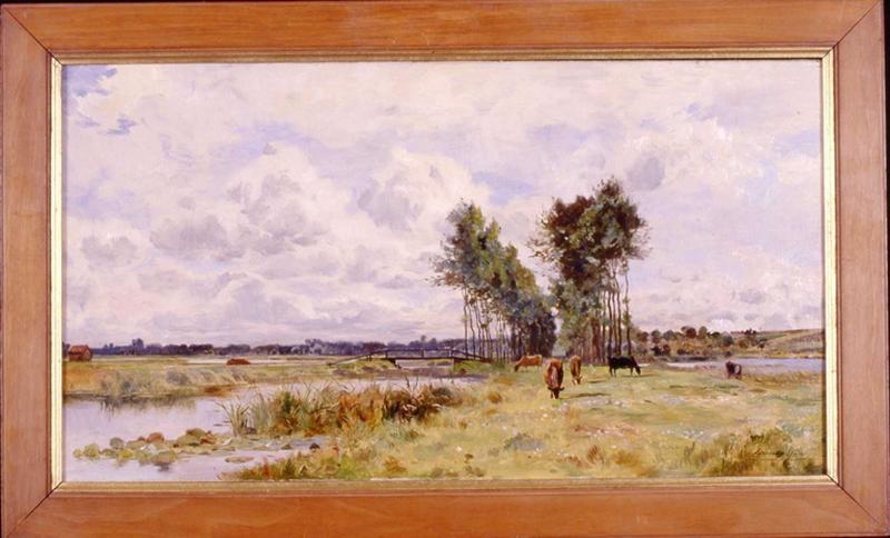 La grande chaussée de Longpré près d'Auneau, Edmond Charles Joseph Yon, 2e moitié 19e siècle