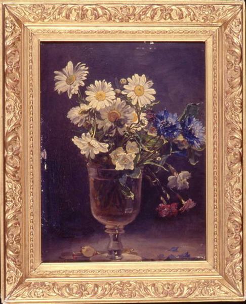 Fleurs dans un verre — Victor Leclaire
