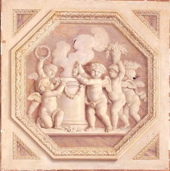 Amours autour d'un autel, 18e siècle
