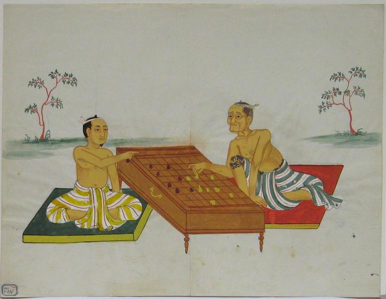 Scène de jeu d'échecs_0