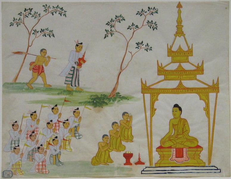 Vénération du Bouddha_0