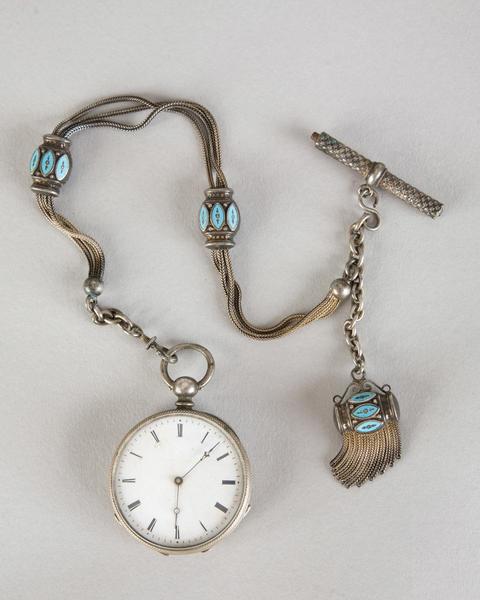 Montre gousset, chaîne, clé_0