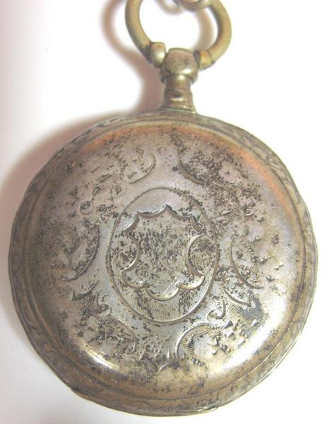 Montre gousset, chaîne, clé_1