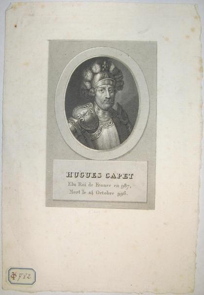 Portrait d'Hugues Capet, Adam, 1824