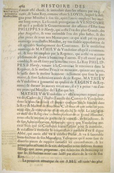 Portrait de Mathieu de Vendôme, abbé de Saint-Denis, ministre d'Etat._1