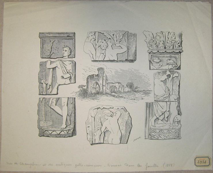 Vue de Champlieu et ses antiques gallo-romains_0