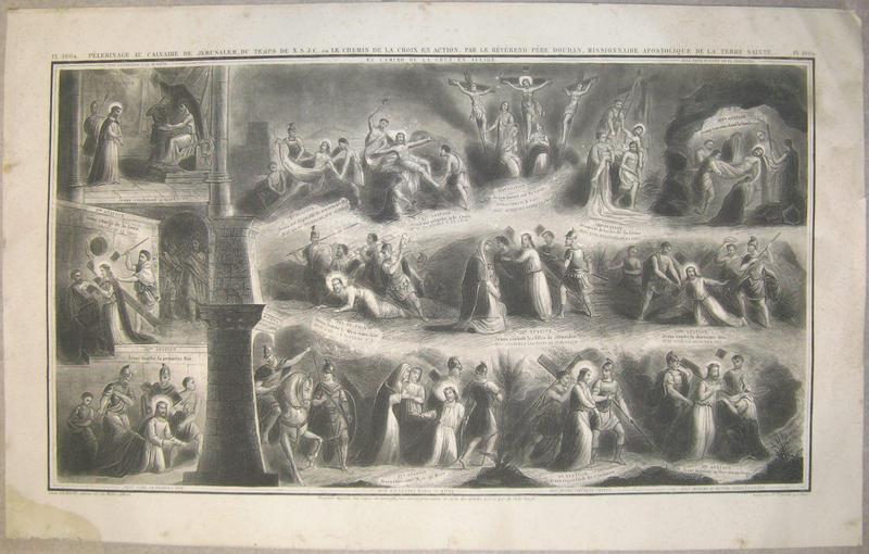 Pèlerinage au Calvaire de Jérusalem du temps de Notre Seigneur Jésus Christ ou Le Chemin de Croix en action._0