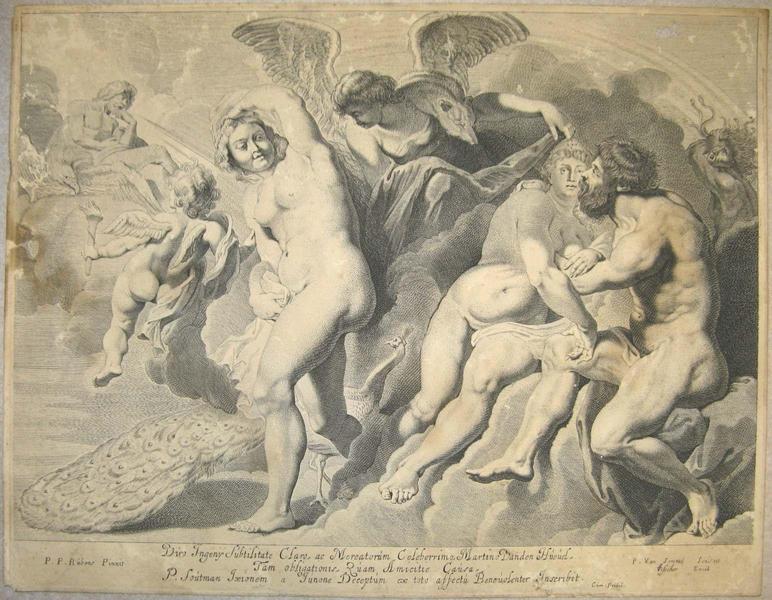 Ixion, roi des Lapithes, trompé par Junon_0