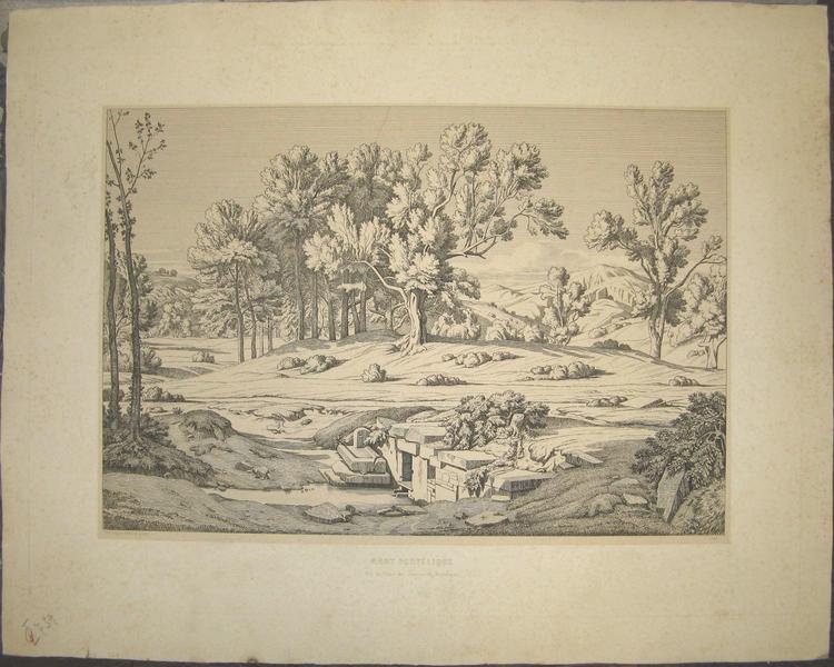 Mont Pentélique, Vue de l'une des sources du Pentélique_0
