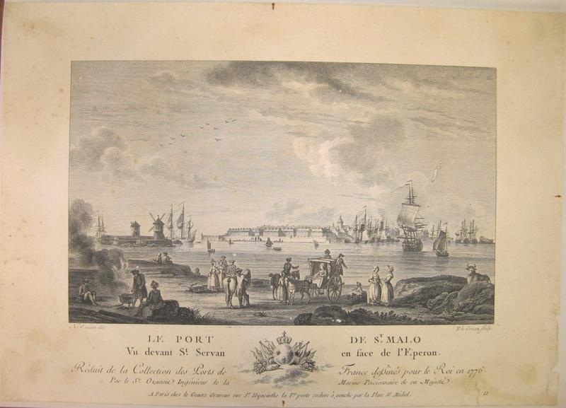Le Port de St-Malo, vu devant ou St-Servan en face de l'Eperon_0