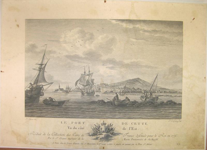 Le port de Cette, vue du côté de l'Est_0