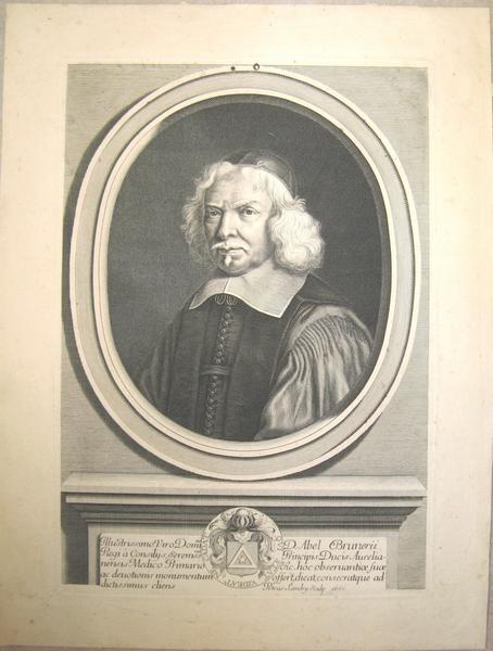 Portrait d'Abel Brunier, Pierre Landry, 1661