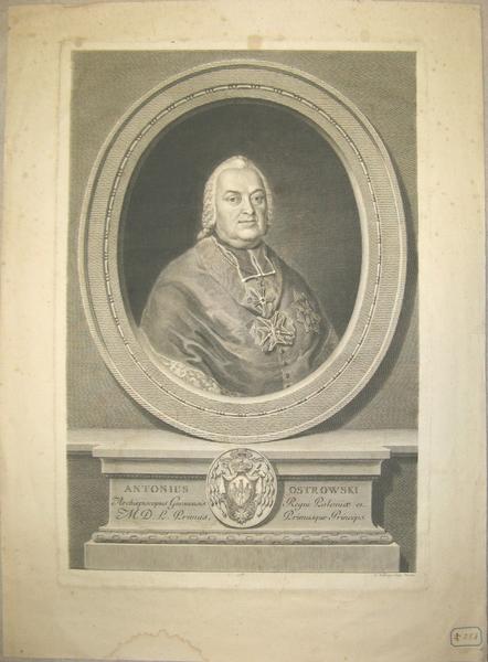 Portrait d'Antonius Ostrowski, Luigi Valperga, 1783