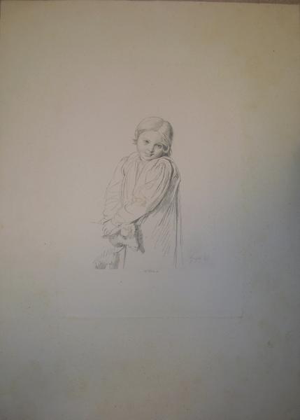 Portrait de Charlotte-Madeleine Taurel, L'Enfant au chevreau_0