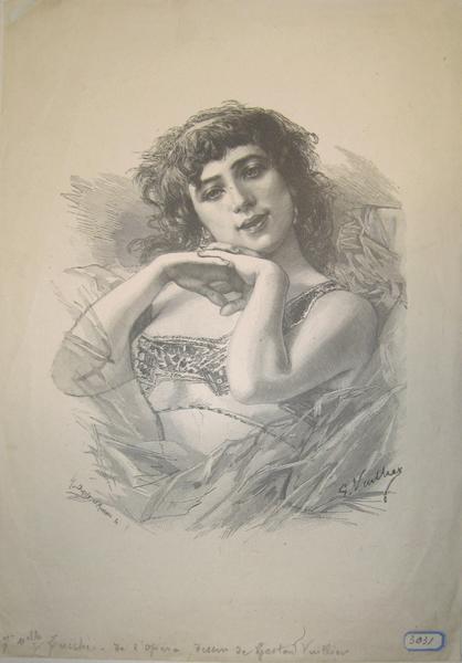 Portrait de Mademoiselle Zucchi, Henri Dochy, 1883
