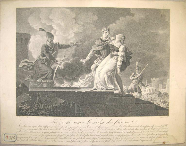 Lodoïska : Lovzinski sauve Lodoïska des flammes_0