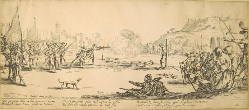Les Misères et les Malheurs de la guerre (12) : L'arquebusade_0