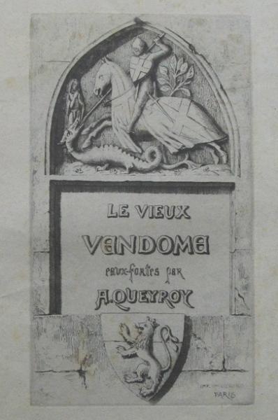 Le Vieux Vendôme (01) : Frontispice, Louis Armand Queyroy, 1867