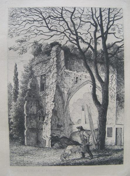 Le Vieux Vendôme (03) : Restes de l'église Saint-Bienheuré, Louis Armand Queyroy, 1867