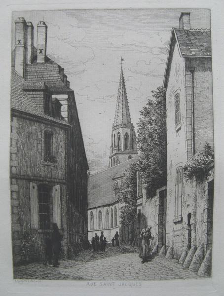 Le Vieux Vendôme (06) : Rue Saint-Jacques, Vendôme, Louis Armand Queyroy, 1867