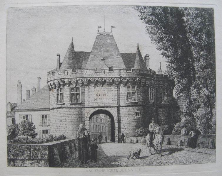 Le Vieux Vendôme (17) : Porte Saint-Georges, Vendôme, Louis Armand Queyroy, 1867
