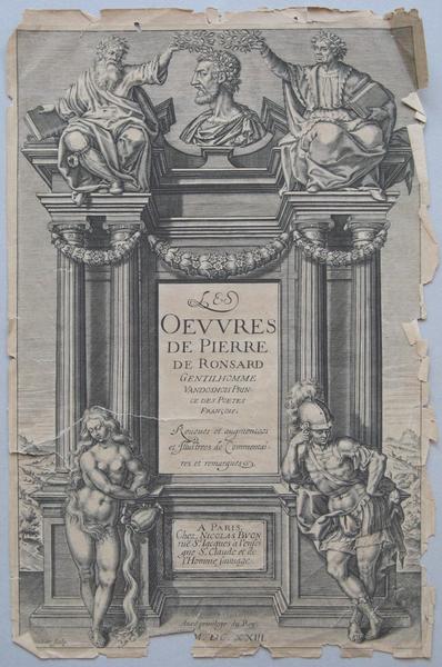 Frontispice des Oeuvres de Pierre Ronsard_0