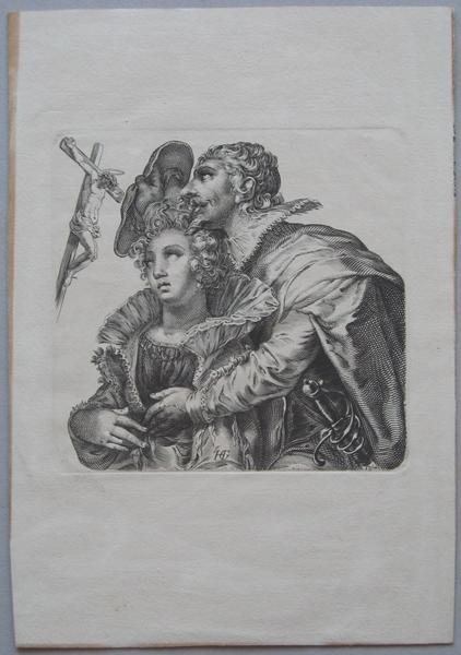 Portrait d'un couple, G H, 18e siècle