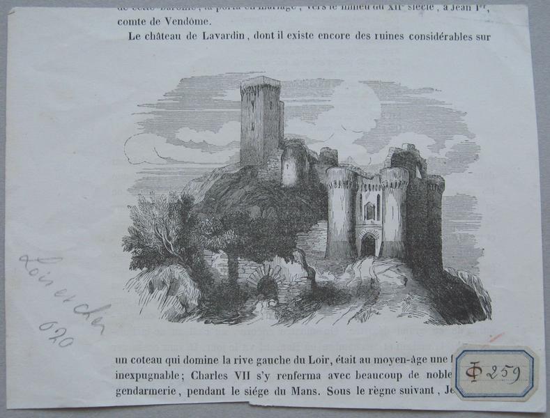 Vue du château de Lavardin_0