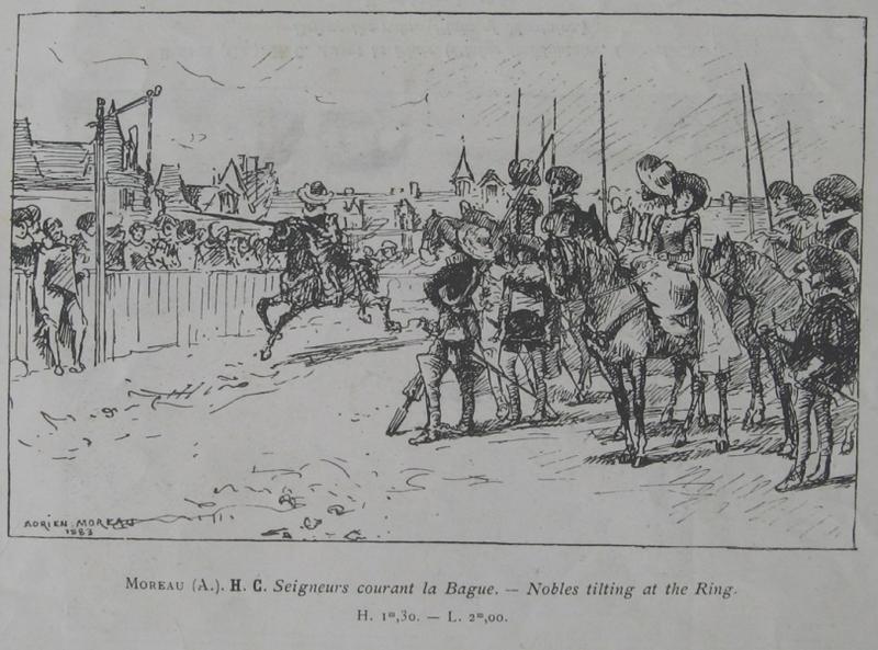Seigneurs courant la Bague, C H, 19e siècle