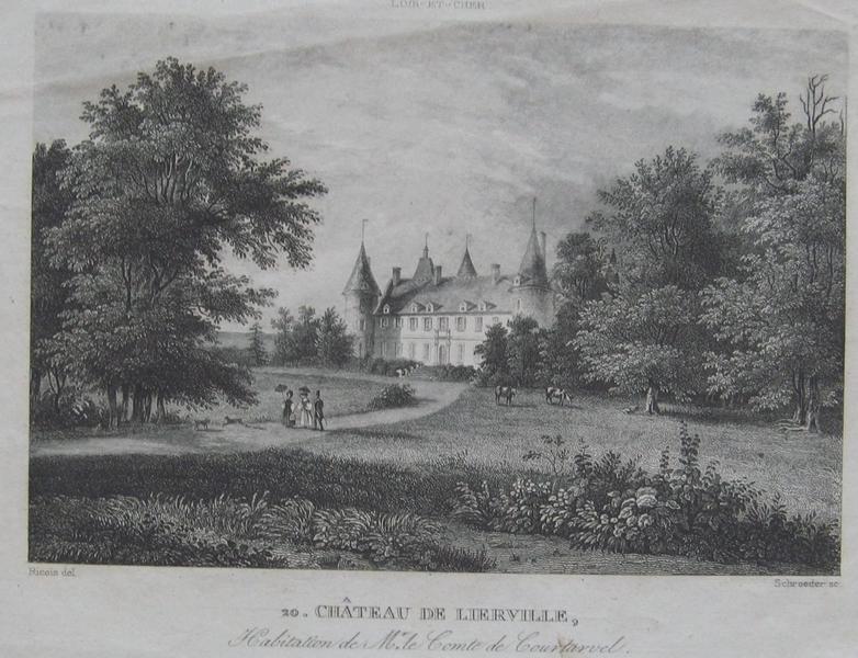 Château de Lierville, François Edme Ricois, 19e siècle