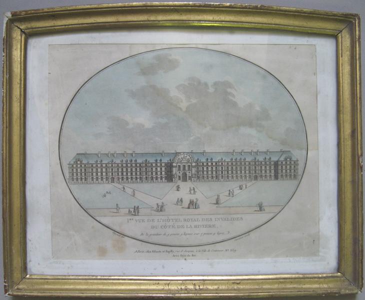 Vue de l'Hôtel Royal des Invalides, Durand, 2e moitié 18e siècle, 1er quart 19e siècle