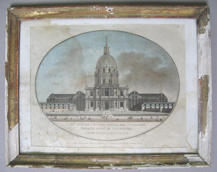 Vue de l'Hôtel Royal des Invalides, Durand, 2e moitié 18e siècle, 1er quart 19e siècle