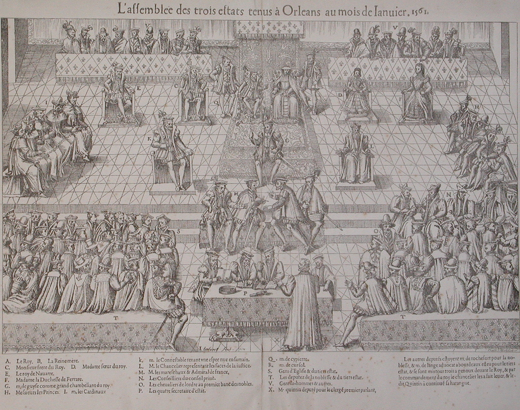 L’assemblée des trois estats tenus à Orleans au mois de janvier 1561 (titre inscrit)_0