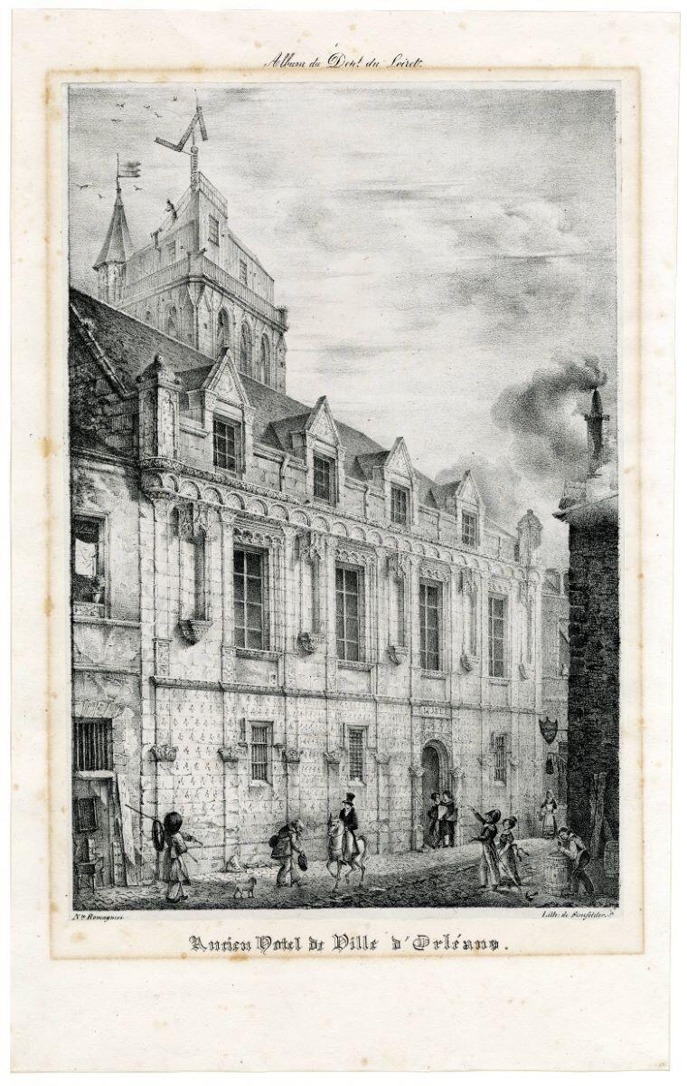 Album du Dept du Loiret / Ancien hotel de ville d’Orléans. (titre inscrit)_0