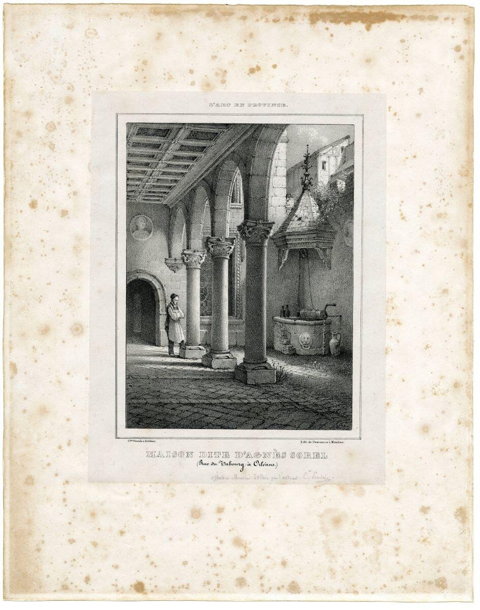 L’art en province / Maison dite d’Agnès Sorel / (Rue du tabourg à Orléans)  (titre inscrit)_0