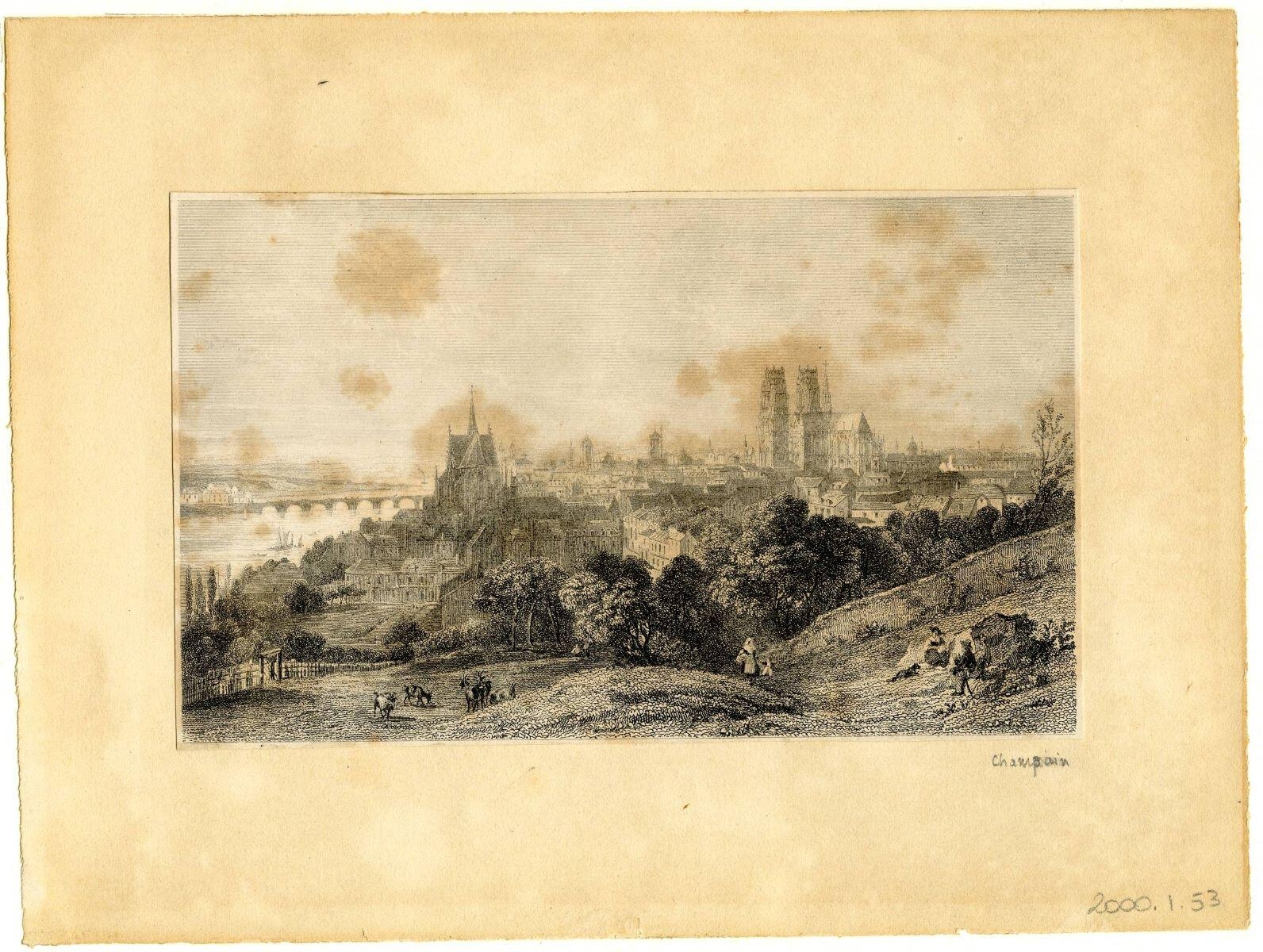 Vue d’Orléans et de la Loire depuis Lamotte Sanguin  (titre factice)_0