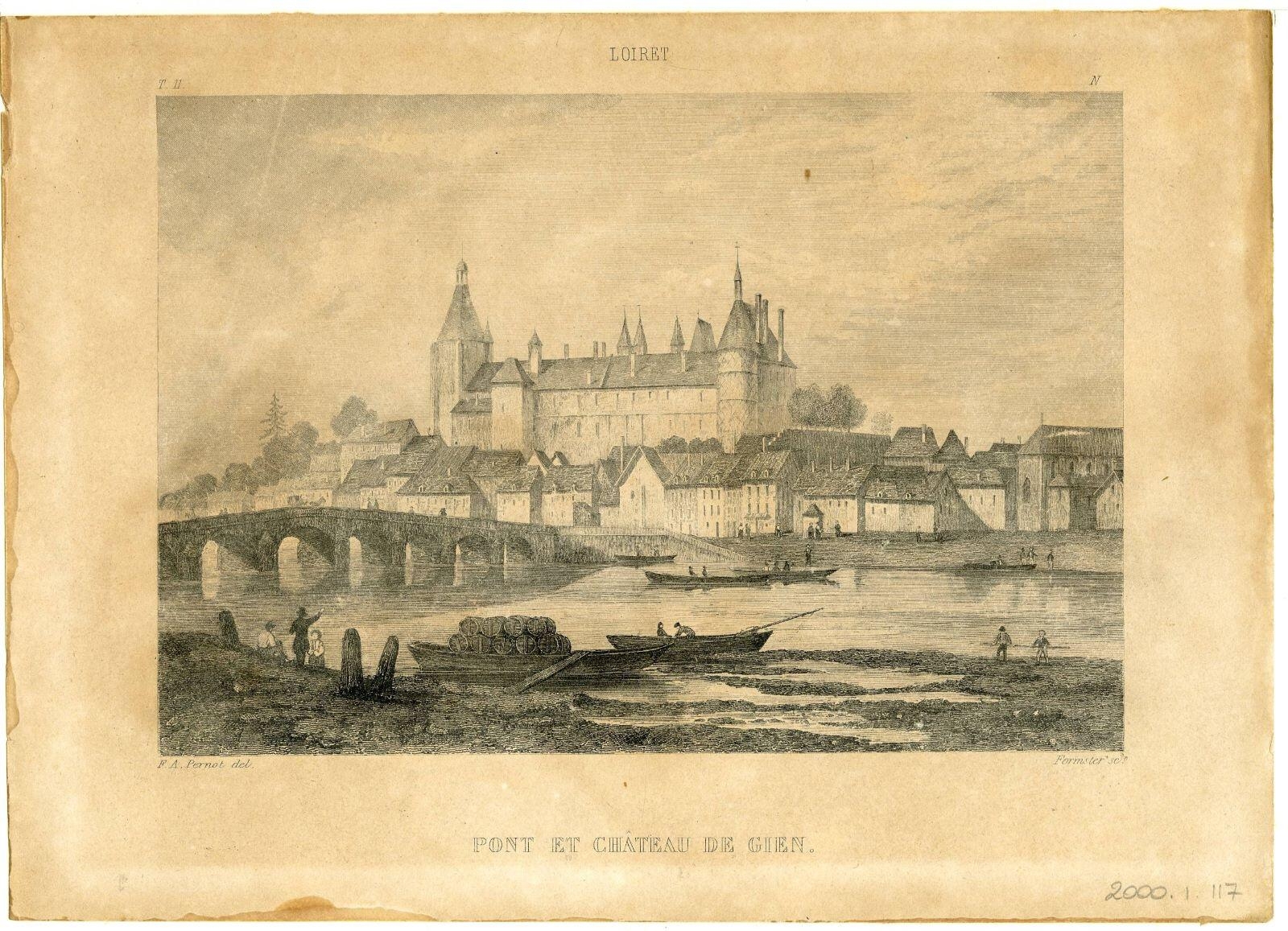 LOIRET. / PONT ET CHATEAU DE GIEN (titre inscrit)_0