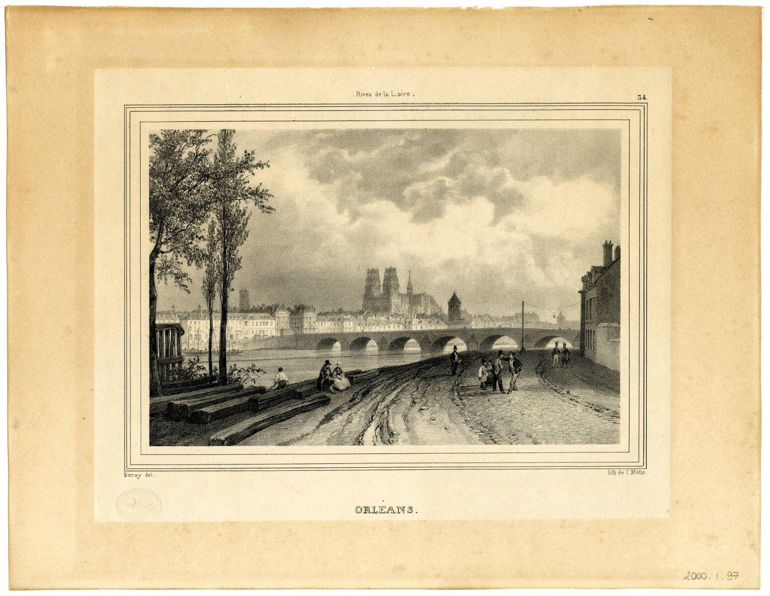 Rives de la Loire. / ORLEANS. (titre inscrit)_0