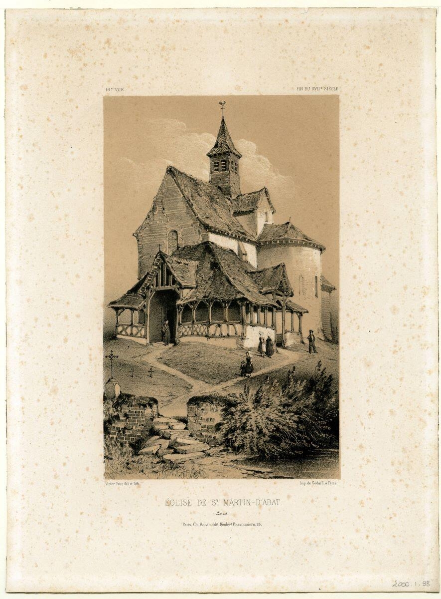 Eglise de St. Martin-d’Abat (Loiret.)  (titre inscrit)_0