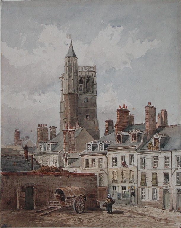 Vue du beffroi d’Orléans (titre factice)_0