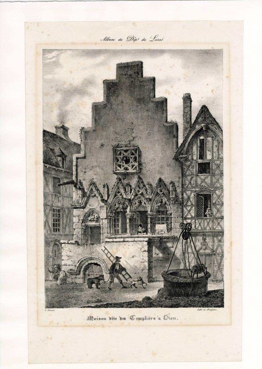 Album du Dépt du Loiret / Maison dite des Templiers à Gien. (titre inscrit)_0