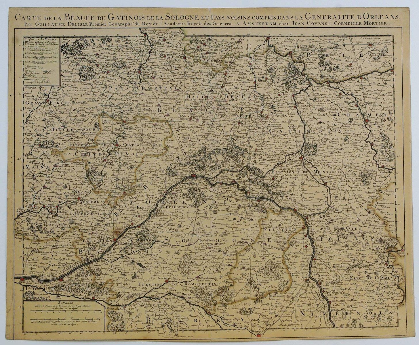 Carte de la Beauce, du Gâtinais, de la Sologne et pays voisins compris dans la Généralité d’Orléans (titre inscrit)_0