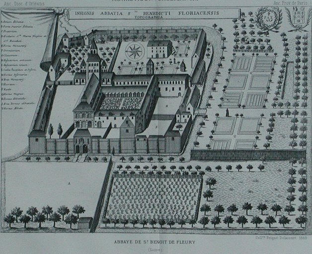 Monasticon Gallicanum / Abbaye de St. Benoit de Fleury (titre inscrit)_0