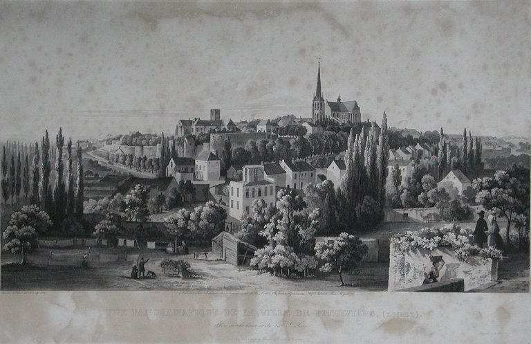 Vue panoramique de la ville de Pithiviers, (Loiret) /  Prise sur les hauteurs du Val St  Jean. (titre inscrit)_0