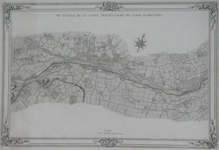 VII.e feuille de la carte particuliEre du canal d'OrlEans (titre inscrit)_0
