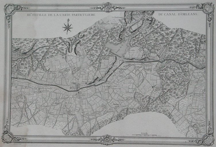 III.e feuille de la carte particuliEre du canal d'OrlEans (titre inscrit)_0