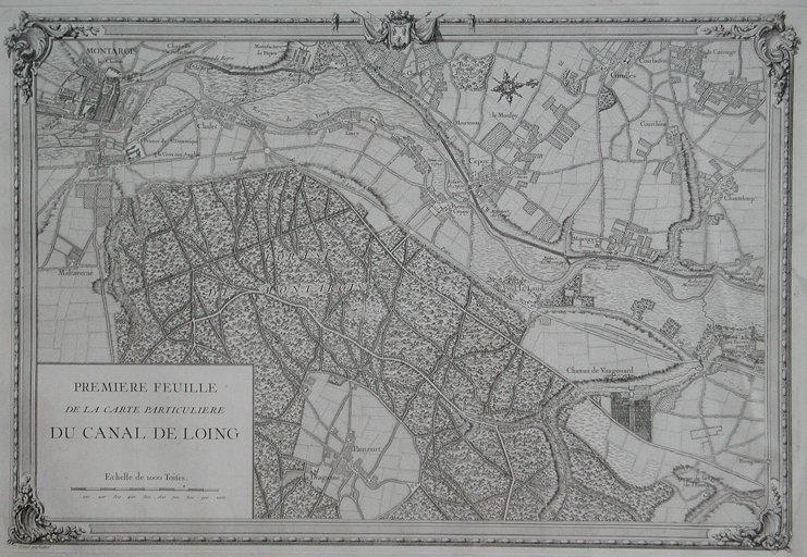 PremiEre feuille / de la carte particuliEre / du canal de Loing (titre inscrit)_0