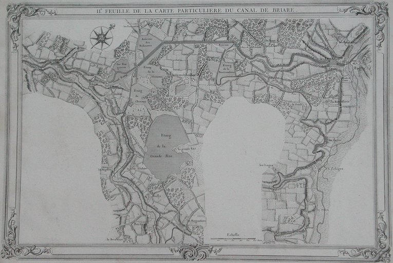 II.e feuille de la carte particuliEre du canal de BRIARE (titre inscrit)_0